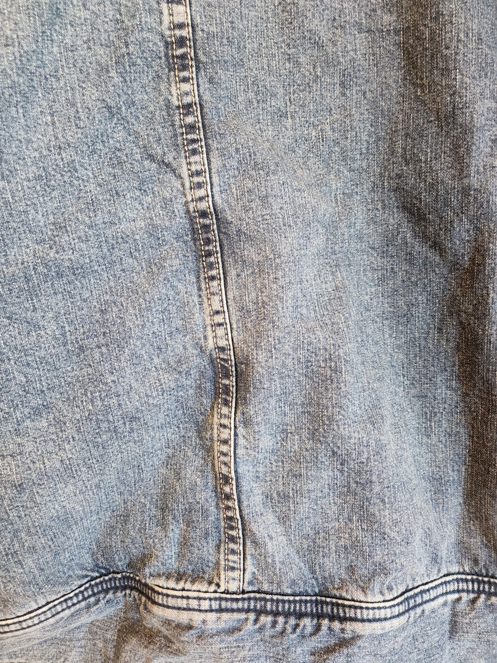 Free People/We The Free Sweet Talk Denim Barn Coat Size M Utility/Jean Jacket - Picture 11 of 16